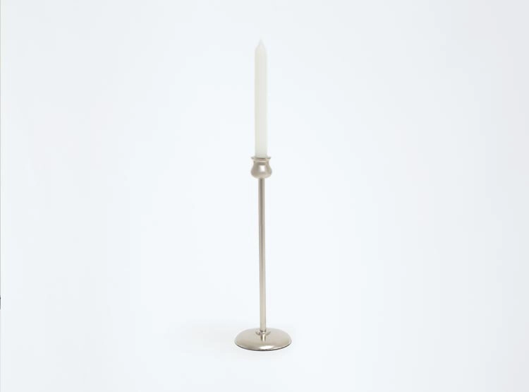 CANDELABRO RIPLEY HOME UNI ALUMINIO PLATA - 2