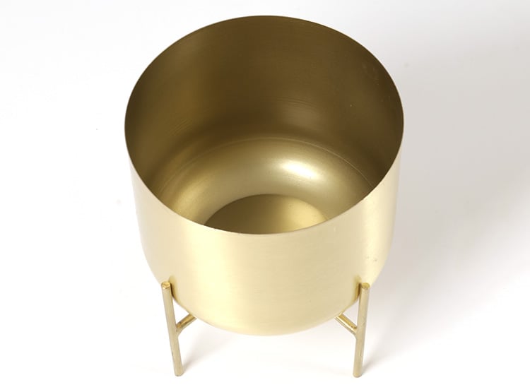 MACETERO RIPLEY HOME DORADO 20CM - 2