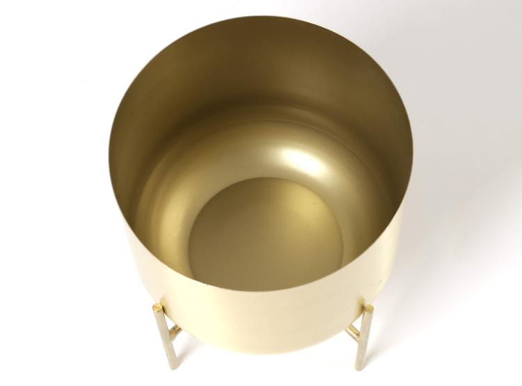 MACETERO RIPLEY HOME DORADO 20CM - 3