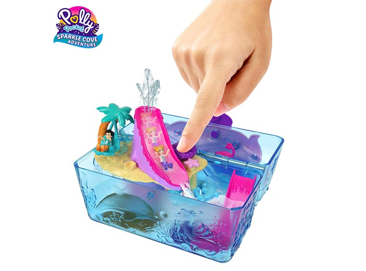 SET DE JUEGO POLLY POCKET BOLSO DE BAUL BAHIA MAGICA - 4