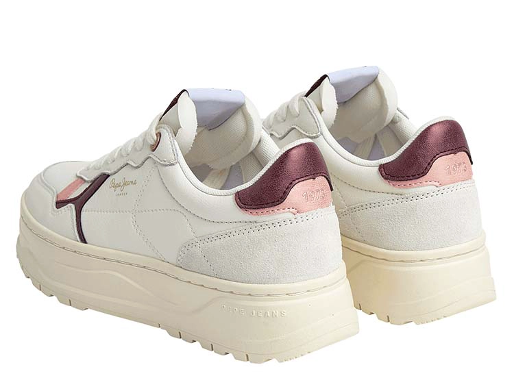 ZAPATILLAS MUJER PEPE JEANS BLANCO LONDON KORE POPY - 3