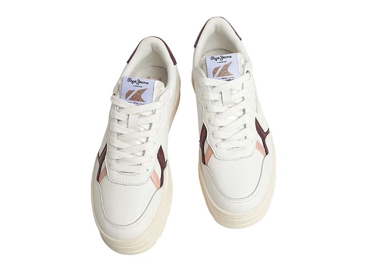 ZAPATILLAS MUJER PEPE JEANS BLANCO LONDON KORE POPY - 5