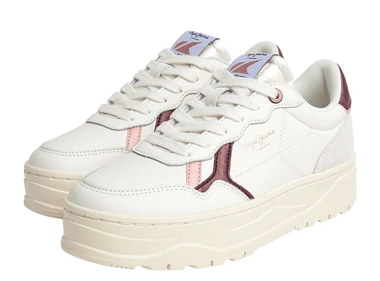 ZAPATILLAS MUJER PEPE JEANS BLANCO LONDON KORE POPY - 6