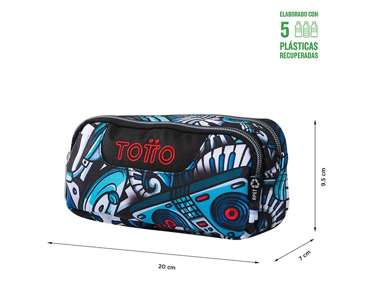 ESTUCHE TOTTO SOBRE NEGRO - 2