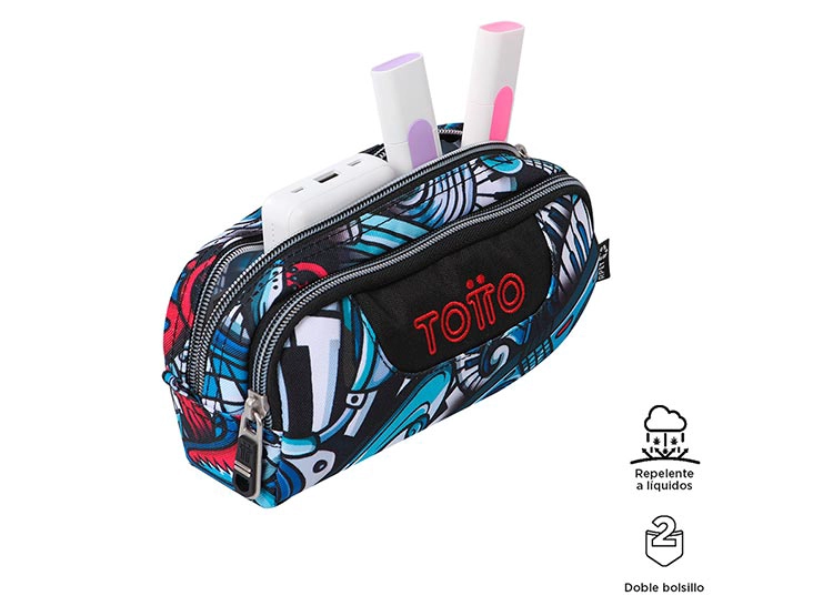 ESTUCHE TOTTO SOBRE NEGRO - 3