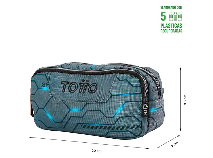 ESTUCHE TOTTO SOBRE GRIS - 2