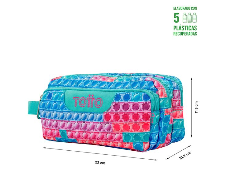 ESTUCHE TOTTO AGAPEC ROSADO - 2