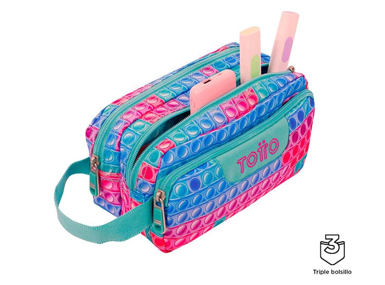 ESTUCHE TOTTO AGAPEC ROSADO - 4