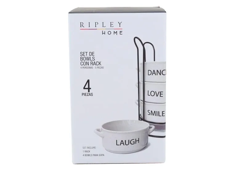 SET X4 RIPLEY HOME SOPERA RACK PRINT NEGRO - 7