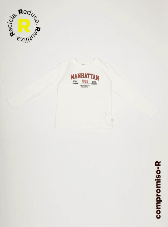 POLERA ALGODÓN NIÑO HARVEST