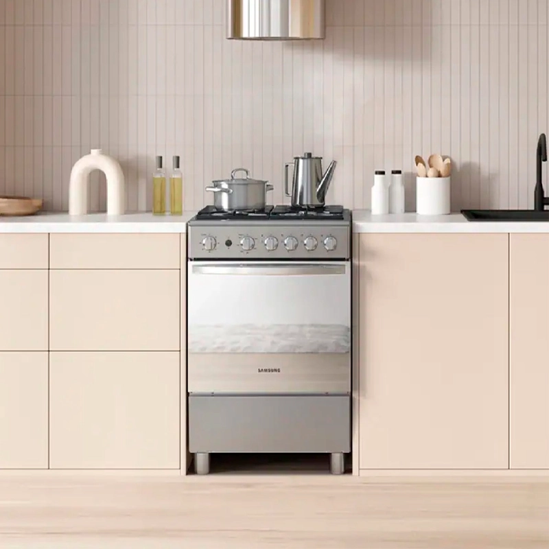 COCINA A GAS SAMSUNG NX24BG57413S 4 PLATOS GRIS - 4