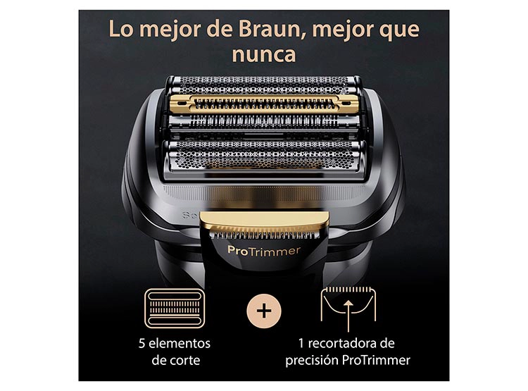 AFEITADORA BRAUN ELÉCTRICA SERIES 9 PRO+ 9565CC + CENTRO DE LIMPIEZA 6 EN 1 - 2