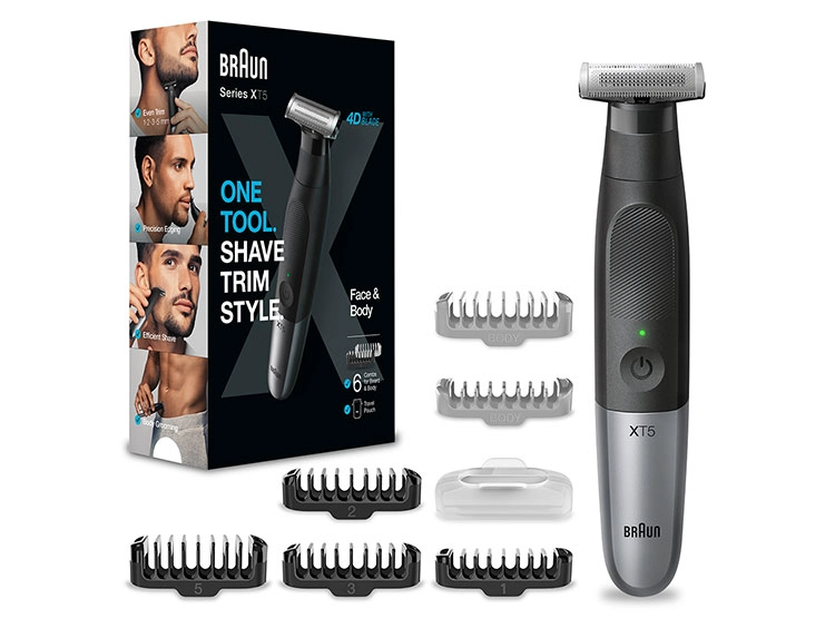RECORTADORA DE BARBA BRAUN SERIES X XT5200 TODO EN UNO - 1