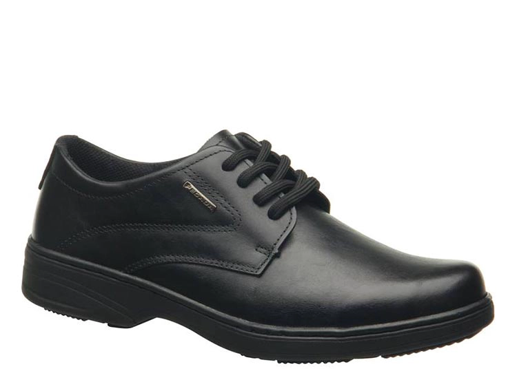 ZAPATOS CUERO HOMBRE PEGADA NEGRO 121271-01 - 1