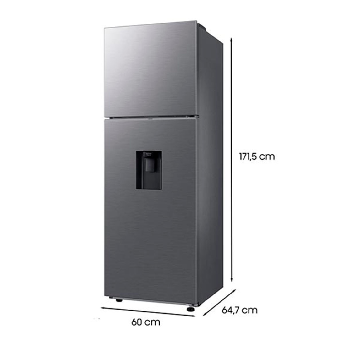 REFRIGERADOR TOP FREEZER SAMSUNG RT31CG5540S9ZS WATER DISPENSER 301 L NO FROST ACERO - 4