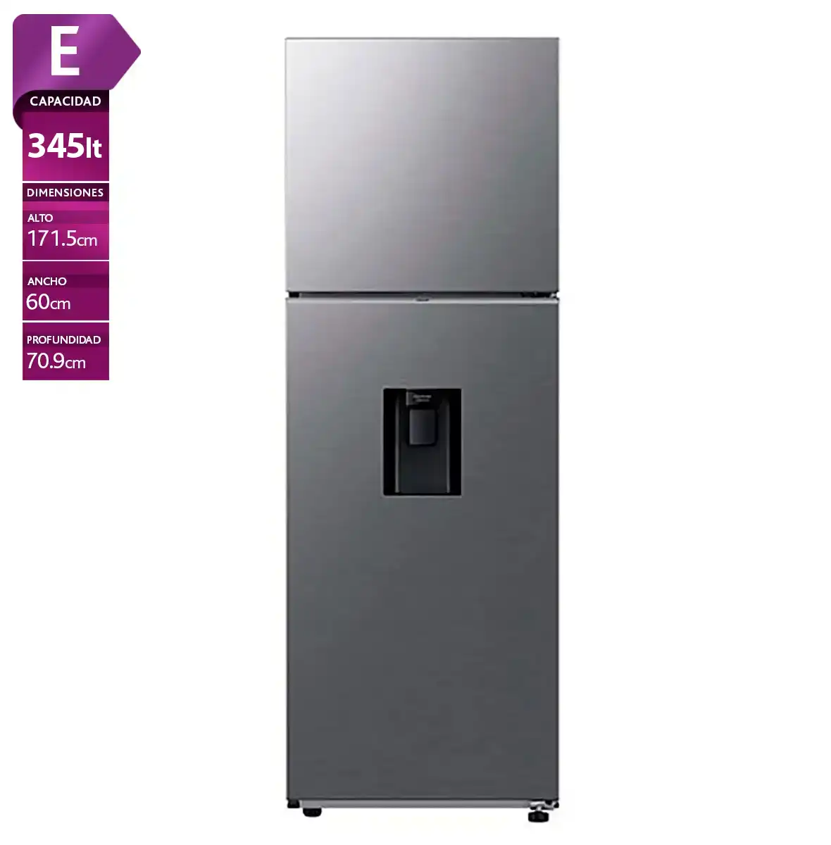 REFRIGERADOR TOP FREEZER SAMSUNG RT35CG5540S9 341L NO FROST ACERO