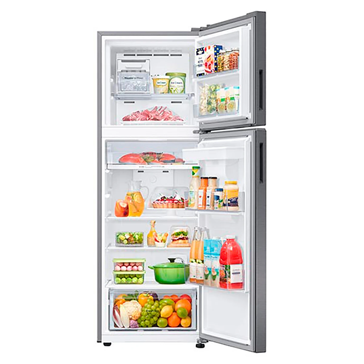 REFRIGERADOR TOP FREEZER SAMSUNG RT35CG5540S9 345L NO FROST ACERO - 3