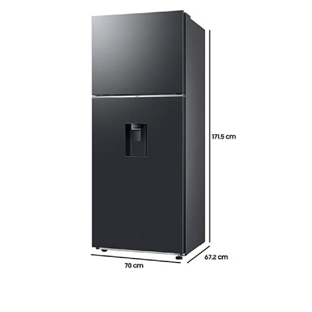 REFRIGERADOR TOP FREEZER SAMSUNG RT38CG6720B1 389L NO FROST NEGRO - 4