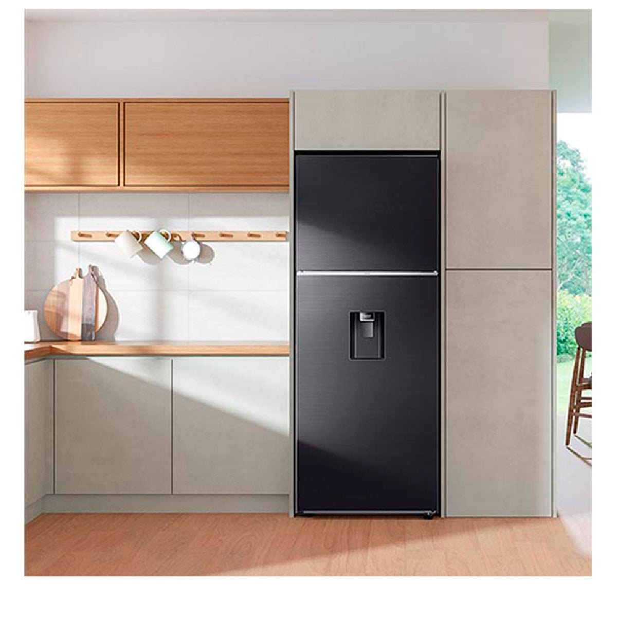 REFRIGERADOR TOP FREEZER SAMSUNG RT38CG6720B1 389L NO FROST NEGRO - 5