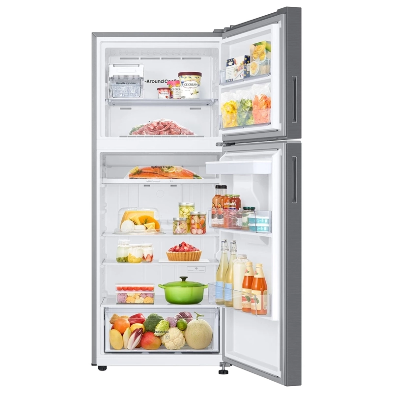 REFRIGERADOR TOP FREEZER SAMSUNG RT38CG6720S9 384L NO FROST PLATA - 3