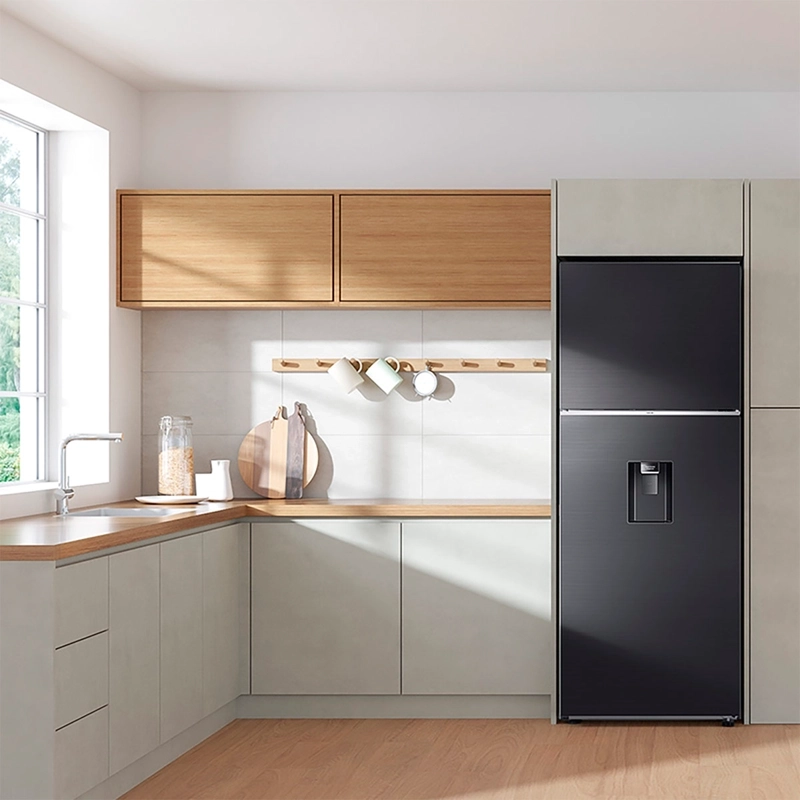 REFRIGERADOR TOP FREEZER SAMSUNG RT38CG6720S9 384L NO FROST PLATA - 5