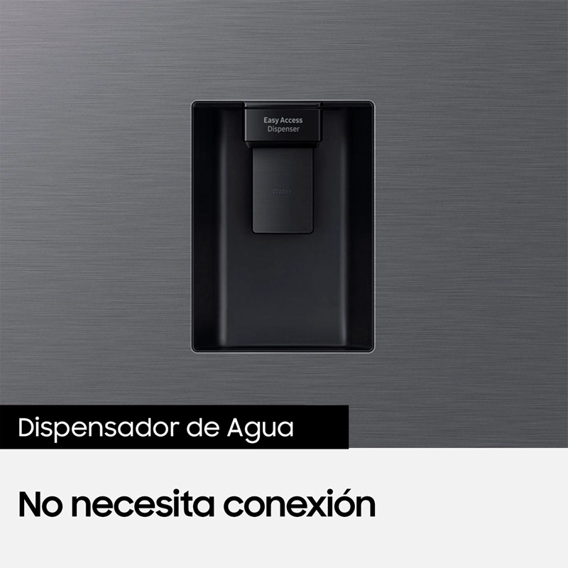 REFRIGERADOR TOP FREEZER SAMSUNG RT38CG6720S9 384L NO FROST PLATA - 6