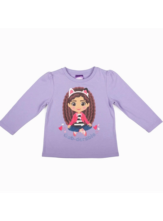 POLERA MANGA LARGA NIÑA GABBY DOLL HOUSE GABBY DOLL
