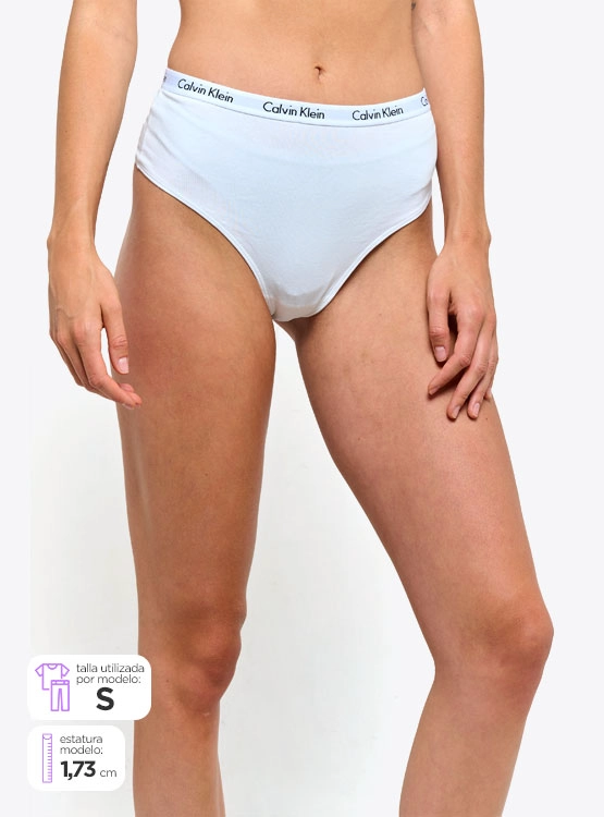 CALZÓN MUJER CALVIN KLEIN QD3953 TANGA - 1