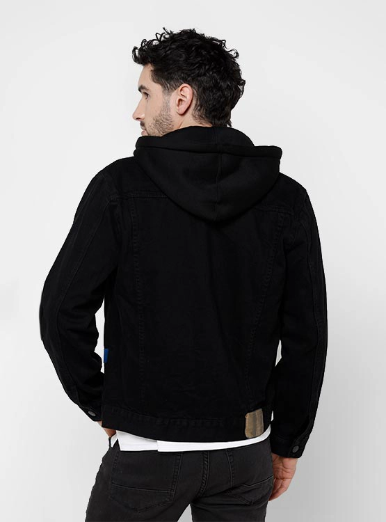CHAQUETA HOMBRE ROBERT LEWIS ALGODÓN MEZCLILLA GORRO - 2
