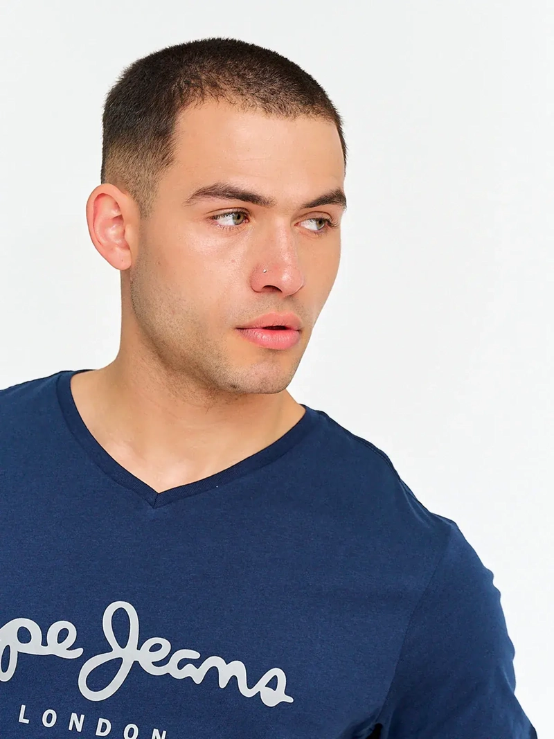 POLERA PEPE JEANS CUELLO EN V - 3