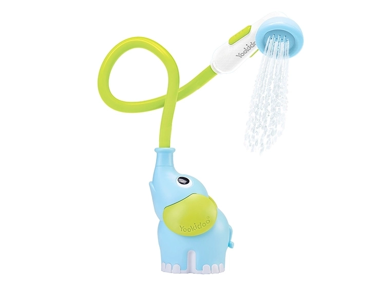 JUEGO DE BAÑO ELEFANTE DUCHA INTERACTIVO AZUL INFANTIL BEBÉ - 1