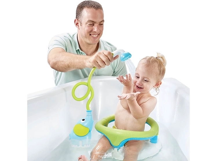 JUEGO DE BAÑO ELEFANTE DUCHA INTERACTIVO AZUL INFANTIL BEBÉ - 3