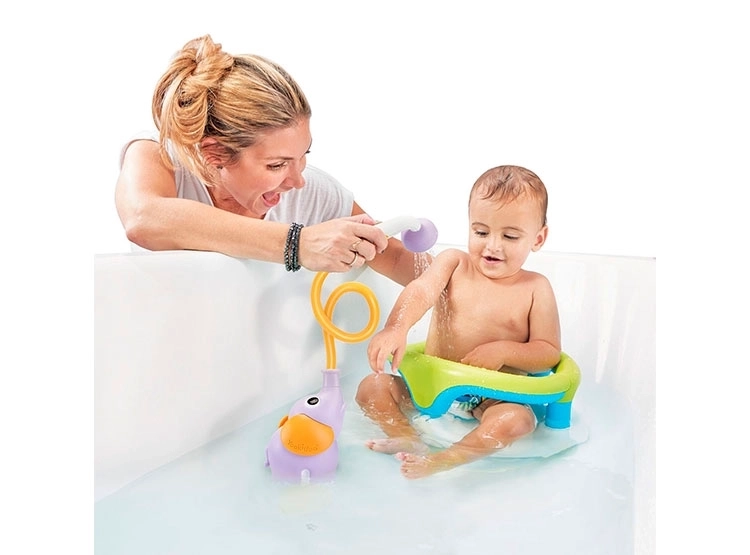 JUEGO DE BAÑO ELEFANTE DUCHA INTERACTIVO AZUL INFANTIL BEBÉ - 5
