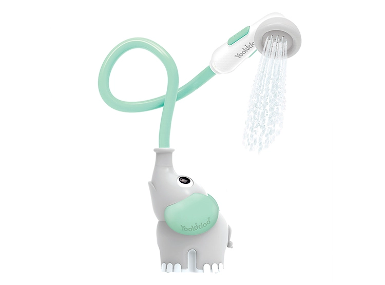JUEGO DE BAÑO ELEFANTE DUCHA INTERACTIVO TURQUESA INFANTIL BEBÉ - 1