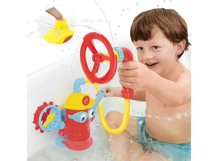 JUGUETES DIDÁCTICO BAÑO YOOKIDOO BEBE GRIFO ROJO - 4