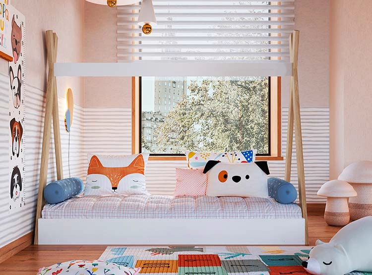 CAMA TRANSICIÓN INFANTIL KIDSCOOL CCM001ITBC BLANCO - 4