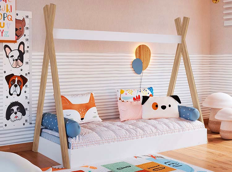 CAMA TRANSICIÓN INFANTIL KIDSCOOL CCM001ITBC BLANCO - 5