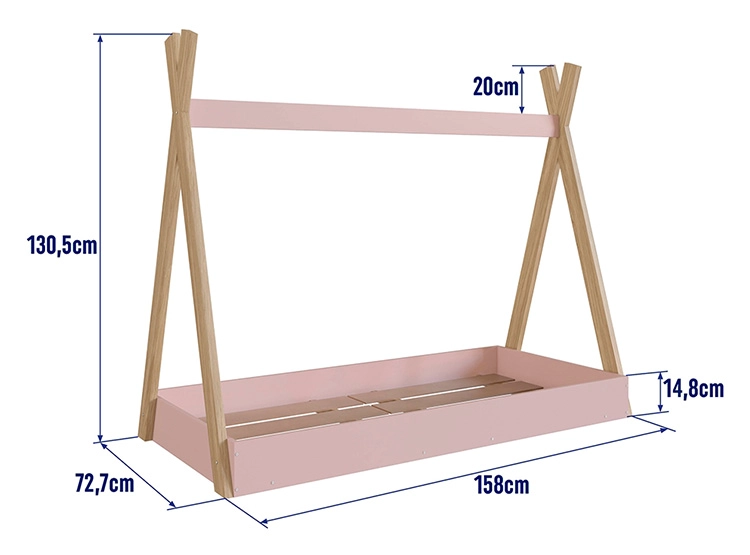 CAMA TRANSICIÓN INFANTIL KIDSCOOL CCM001ITRS ROSADO - 2