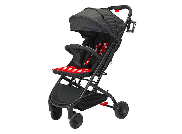 COCHE PASEO KIDSCOOL ULTRA COMPACTO MIMO ROJO - 2