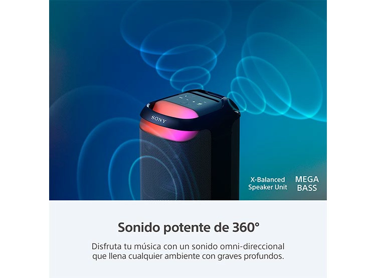PARLANTE BLUETOOTH SONY SRS-XV800 ALTA POTENCIA - 4