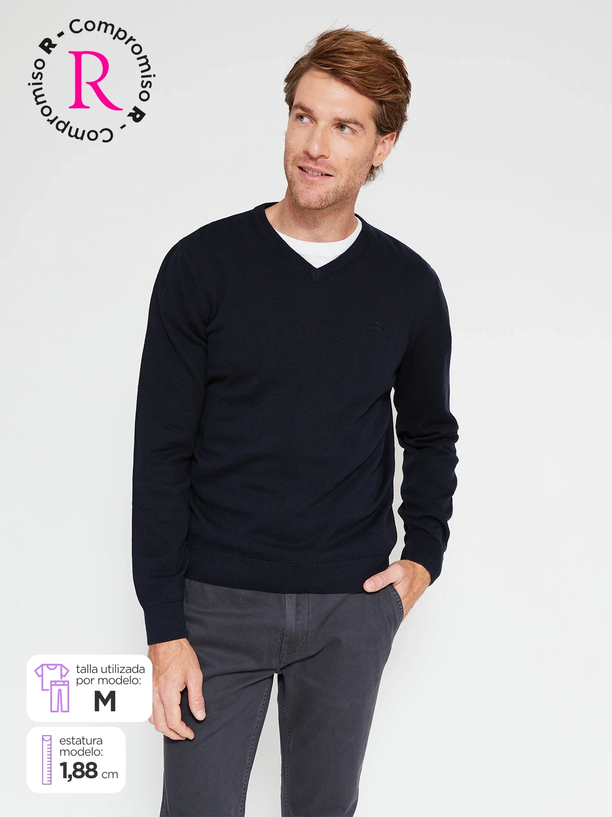 SWEATER HOMBRE REGATTA CUELLO EN V - 1