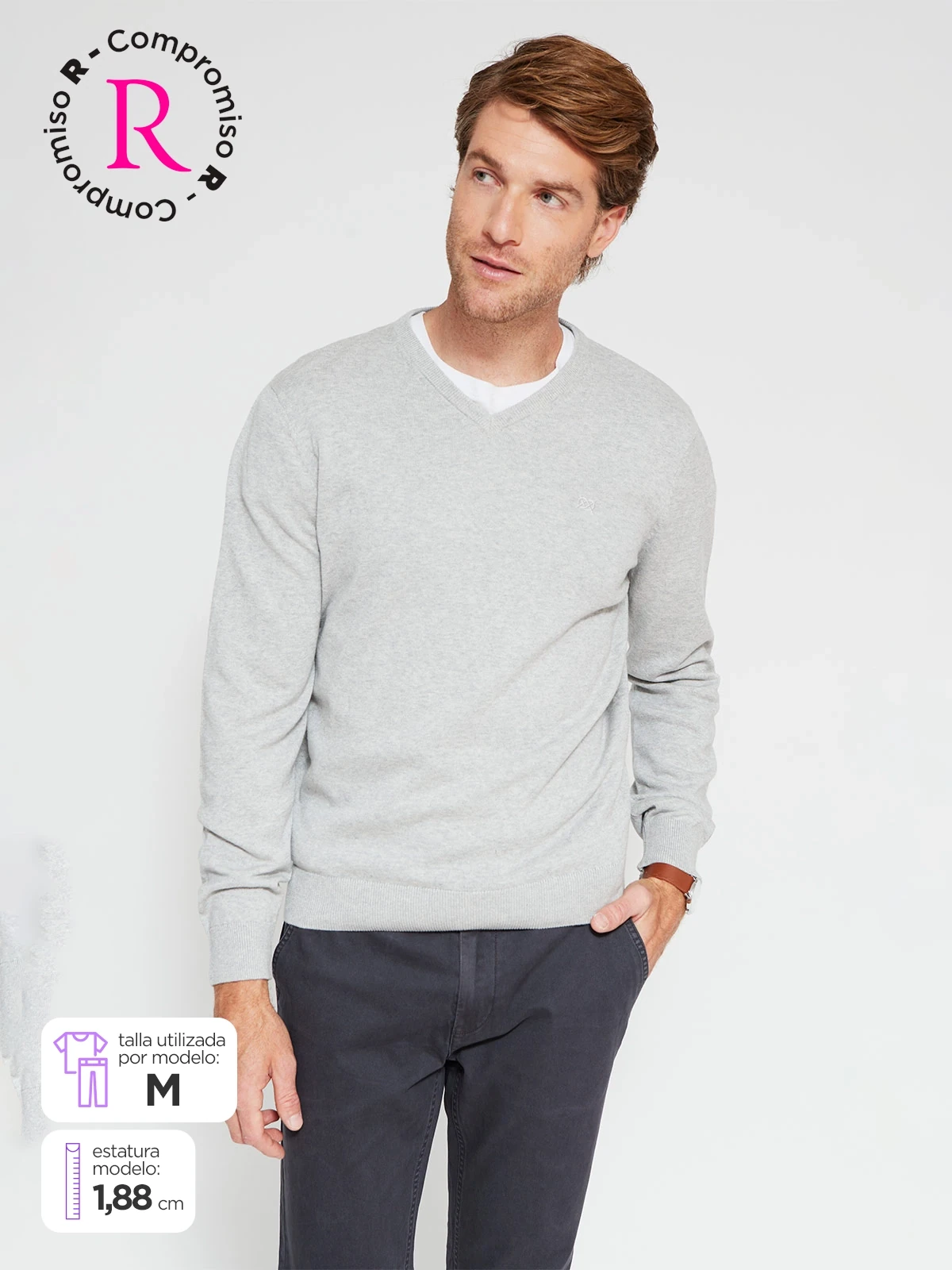 SWEATER HOMBRE REGATTA CUELLO EN V - 1