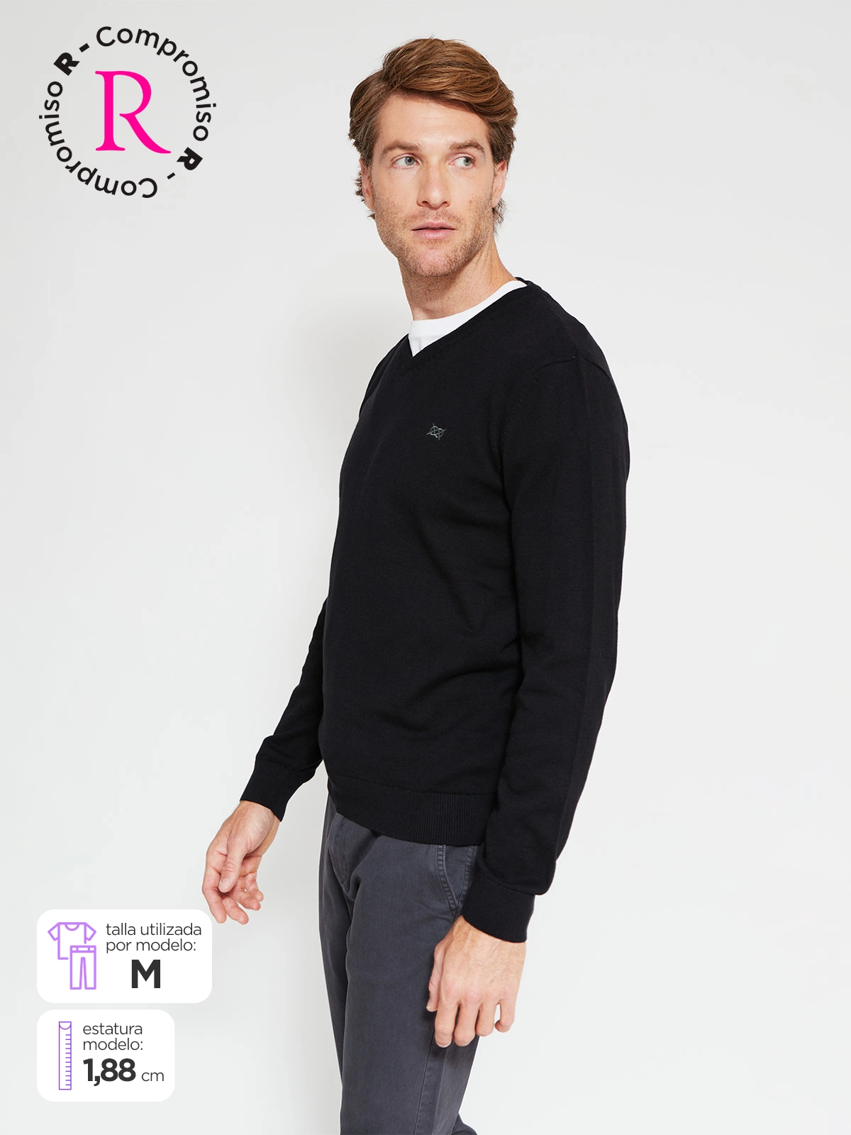 SWEATER HOMBRE REGATTA CUELLO EN V