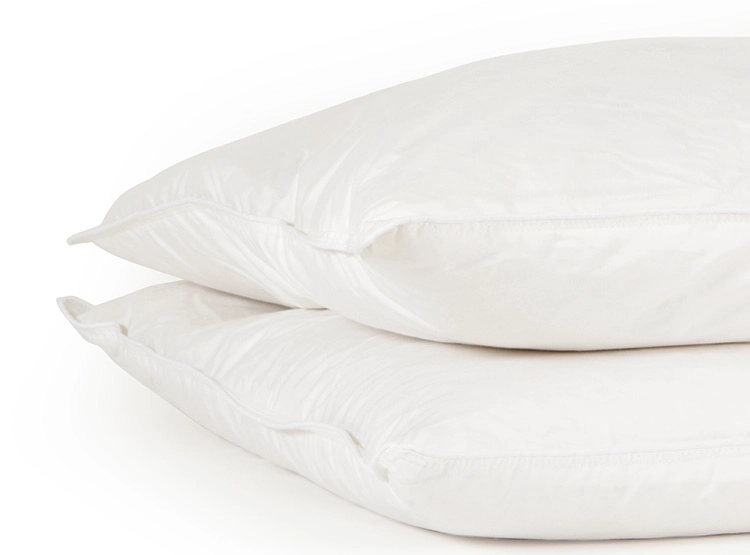 SET ALMOHADAS MAISON LINETT BEDDING 70 X 50 CM PLUMA ALGODÓN BLANCO - 3