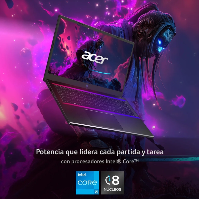 NOTEBOOK ACER GAMER NITRO V15 ANV15-51-53W1-1 INTEL CORE I5 16GB RAM 512GB SSD NVIDIA RTX 2050 15.6” - 3