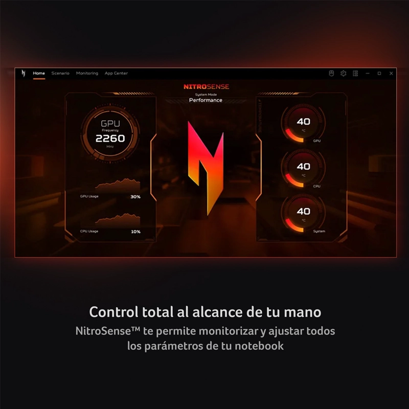 NOTEBOOK ACER GAMER NITRO V15 ANV15-51-53W1-1 INTEL CORE I5 16GB RAM 512GB SSD NVIDIA RTX 2050 15.6” - 9