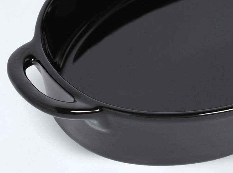 FUENTE HORNO RIPLEY HOME PASTA OVAL M NEGRO - 2