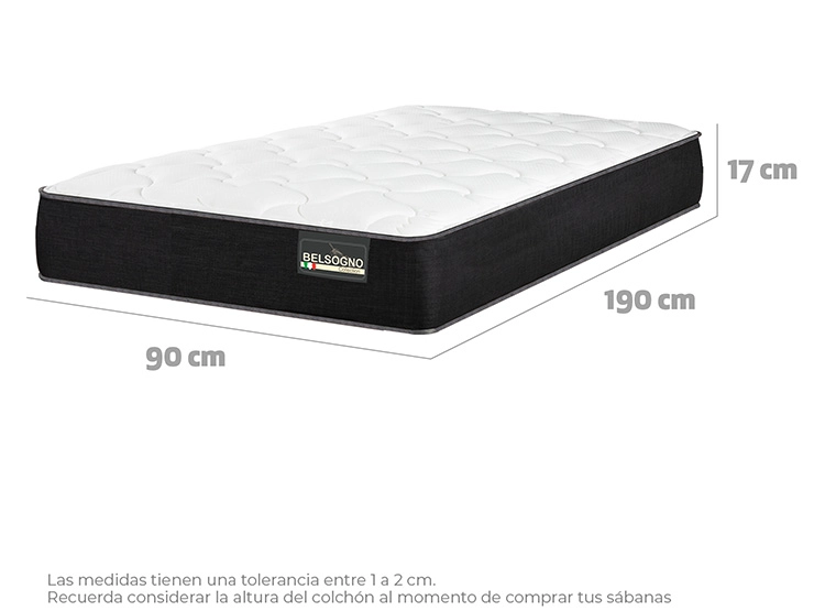 COLCHÓN BELSOGNO ONE 1 PLAZA - 3