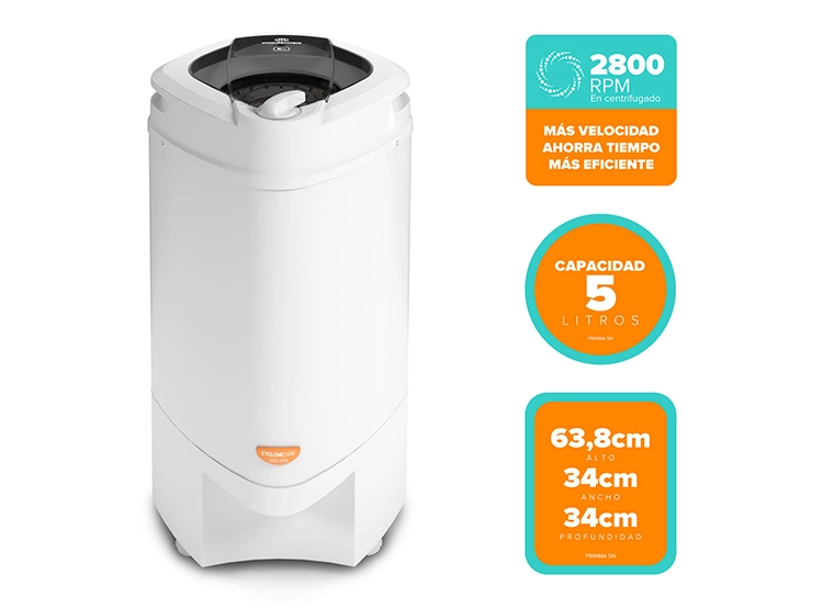 CENTRÍFUGA MADEMSA PRIMMA 5N 5 KG - 2