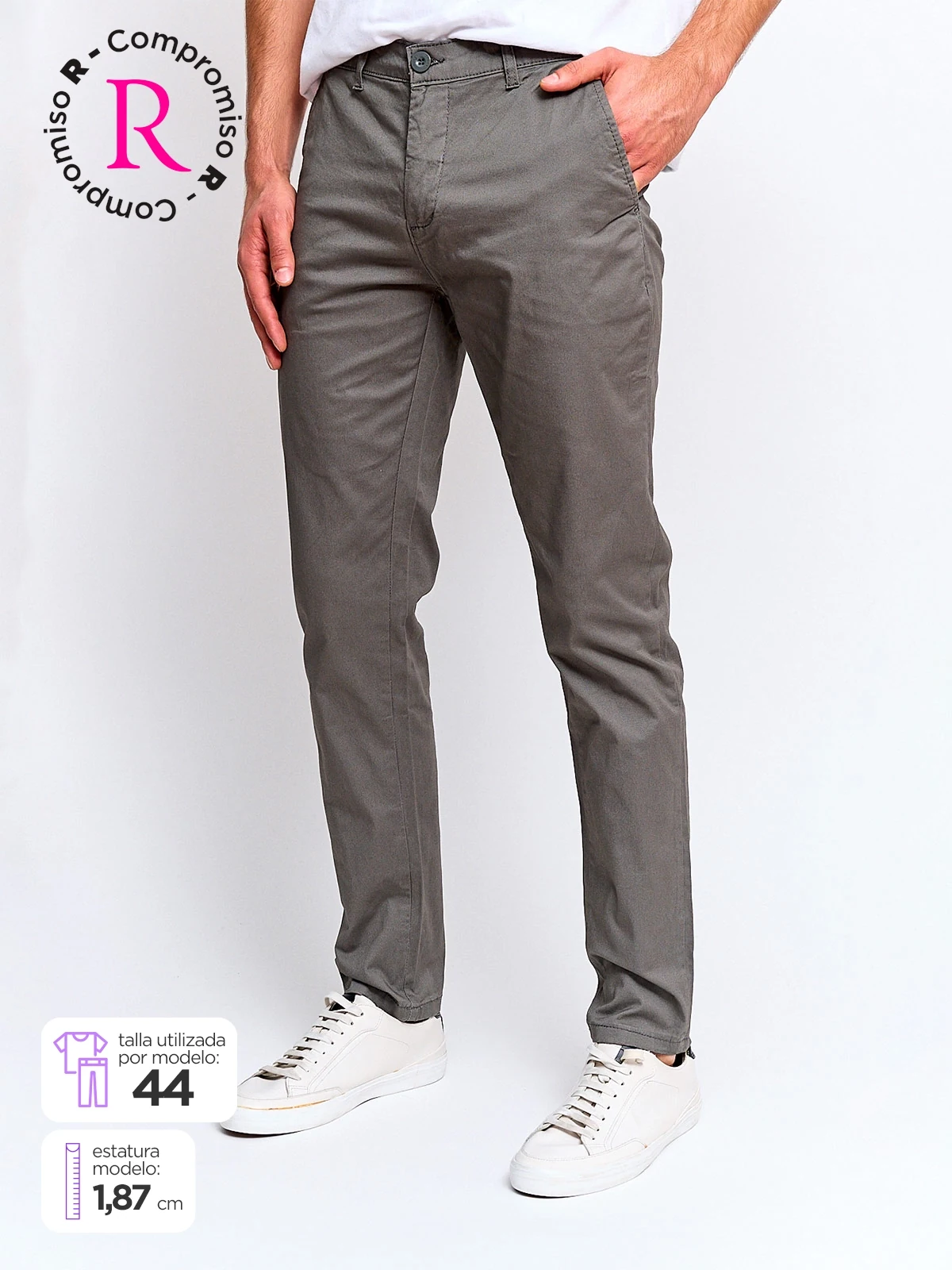 PANTALÓN INDEX SLIM BÁSICO - 1